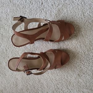 Ladies size 8 wedge sandals